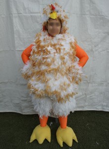 chicken feather costume