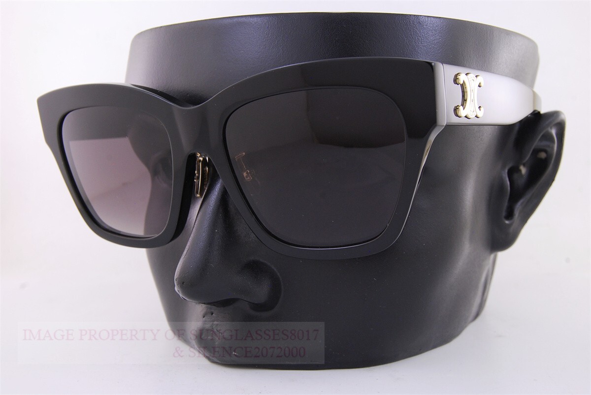 Brand New CELINE Sunglasses CL 40253F 01F Black/Gray For Men Women