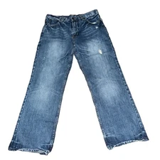 FLYPAPER Baggy Jeans Men’s 33x30 Blue Faded Denim Loose Fit Skater Grunge