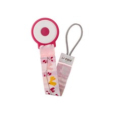 JJ Cole Pacifier Clip Pink