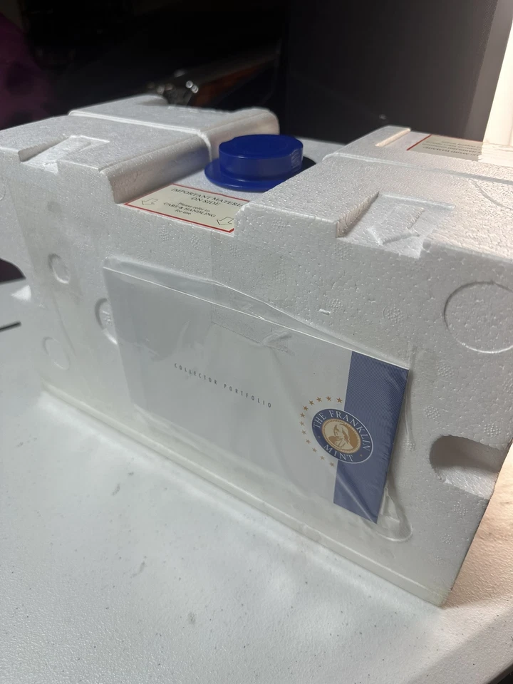 Harley-Davidson Xmas Motorcycle LE#3655 2003 Franklin Mint roja 1:10, papeles, caja Foto 4 de 4