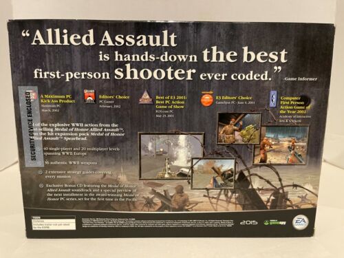 Medal of Honor: Allied Assault & Spearhead Deluxe Edition (PC, Big Box) EA NEW - Picture 3 of 9