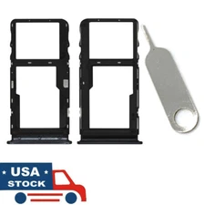 OEM SIM Tray SIM Card Holder MicroSD Tray Slot Witn Pin For TCL 10 Plus X T790S