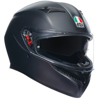 AGV K3 Integralhelm matt-schwarz Motorradhelm Helm Pinlock-Scheibe