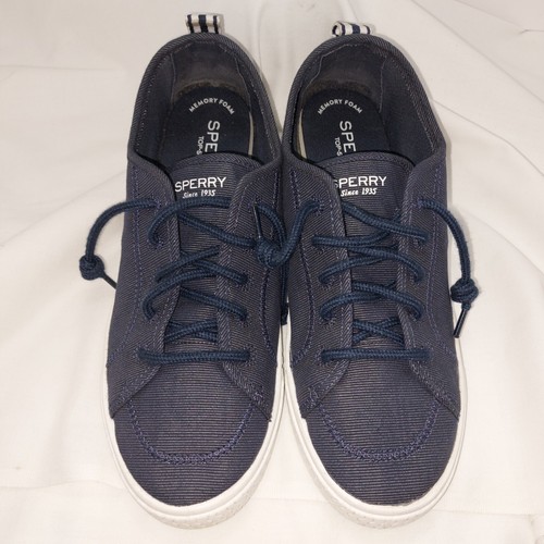 Sperry Navy Top-siders Shorefront Sneakers Size 8.5M | eBay