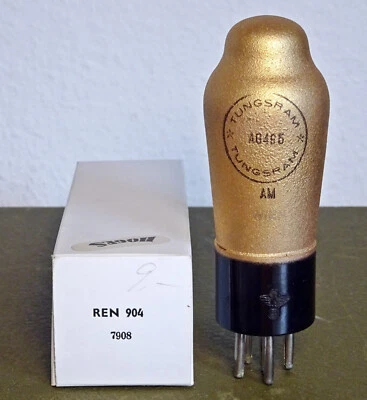 Röhre Tungsram AG495 = REN904 Wehrmacht ungebraucht / NOS + geprüft - Bild 1 von 4