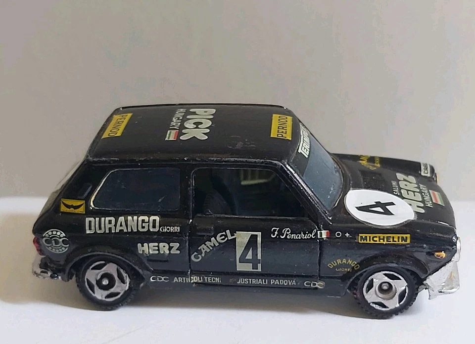 Politoys Autobianchi A112 Rally E26 Col. Nero scala 1:43. Vintage anni '70 - Immagine 2 di 4