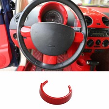 For Volkswagen Vw Beetle 2003 2004-2012 Abs Red Dashboard Frame Decor Cover Trim