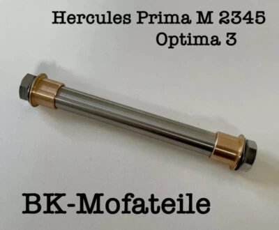 Hercules Prima Schwingen Lager Achse Edelstahl Buchsen Bronze Komplett
