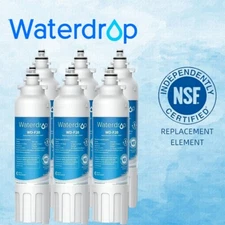 Waterdrop Refrigerator Water Filter, Replacement for LG® LT800P®, Pack of 6