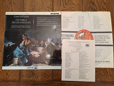 Victoria De Los Angeles - Cantos De Espana . 1st 1962  R/G HMV ALP.  1954. NM