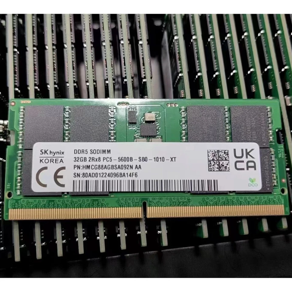 New SK Hynix 32GB DDR5 5600MHz PC5-44800 262-Pins 2RX8 Laptop SODIMM Memory Ram - Image 4 of 4