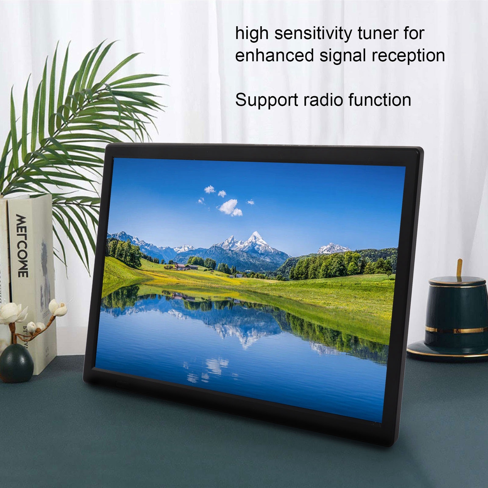 Portable Television HD TV Home Car Boating RV Rechargeable Digital