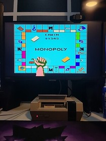 Monopoly (Nintendo Entertainment System, NES, 1991) Authentic Tested Working