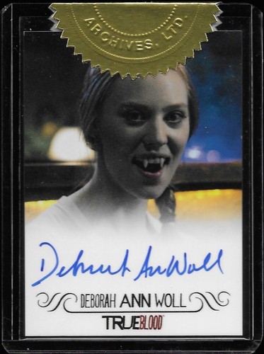 2013 Rittenhouse True Blood Archives AUTOGRAMM Incentive-Karte - Deborah Ann Woll