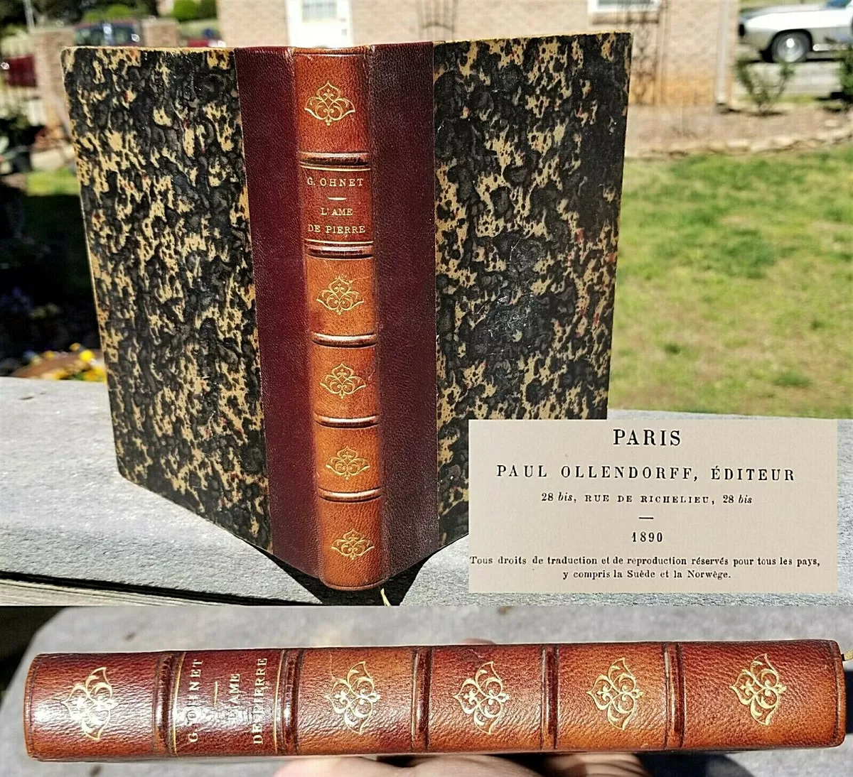 These Are The Days Of Our Lives Traduction L'AME DE PIERRE Antique Book in FRENCH Language 1890 by GEORGE OHNET | eBay