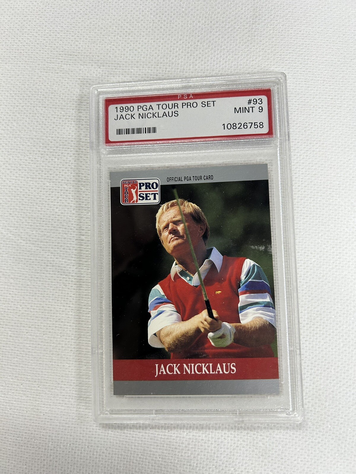 Tiger Woods & Jack Nicklaus Golf Cards view 6
