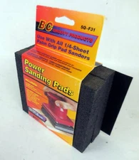 1/4 Sheet Sponge Core Fine Grit Sanding Pads SQ-F31 QUANTITY DISCOUNTS #7je