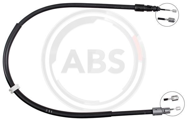 A.B.S. K13056 Seilzug, Feststellbremse Links Rechts FüR MERCEDES-BENZ-image