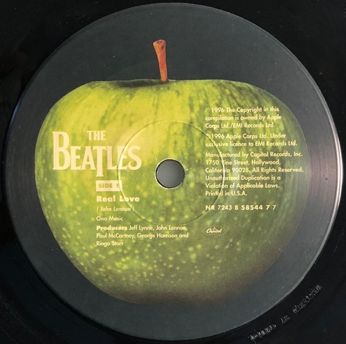 The Beatles / Real Love & Baby's In Black (Live) / Apple 1996 45rpm w PS / Mint! - Picture 5 of 7