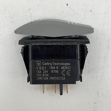 Carling Technologies V8B1 15A Bright/Dim Rocker Switch 24V Gray