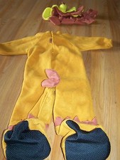 Infant Baby Size 0-6 Months Brown Monkey Halloween Costume Rubie's EUC