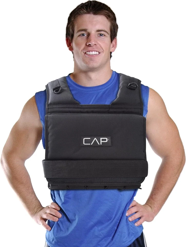 CAP Barbell Unisex-Adult Barbell HHWV-CB020S Short Adjustable Weighted Vest, 20 - Image 3 of 3