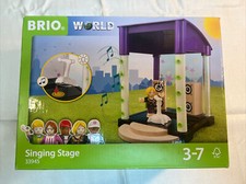 BRIO Singing Stage Scenery Set with Sound 6 Piece Set 