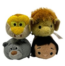 Disney Jungle Book Tsum Tsum Plush 3.5  Set Of 4 Mowgli Junior Kaa Baloo
