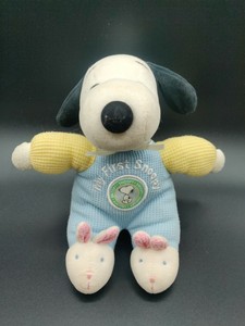 blue snoopy stuffed animal