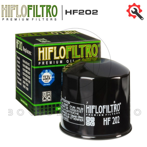 ÖLfilter Hiflo HF202 Tuv Zugelassen Honda Vf 1000 1984 1985 1986-image