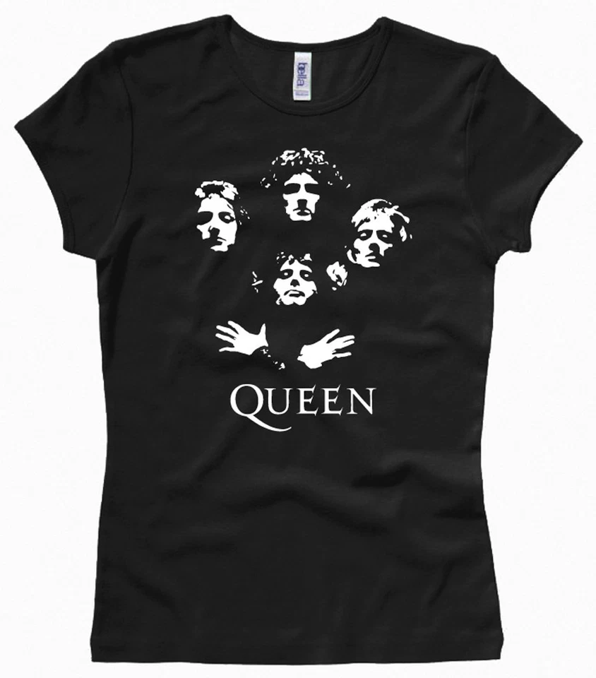 FOTL QUEEN Freddie Mercury - Damenshirt / Girl / Woman, Gr. XS bis XL