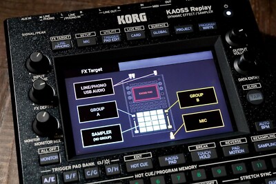 Korg Kaoss Replay Dynamic Effect Sampler all-in-one DJ Tool Brand