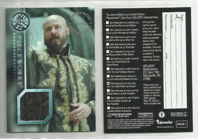 2004 Hellboy Movie (Inkworks) KAREL RODEN "Pieceworks Card ...