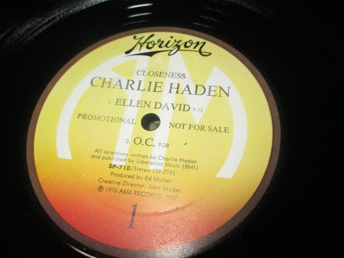洋楽 Charlie Haden Closeness LP CHARLIE HADEN Closeness W/Alice Coltrane Ornette Coleman LP