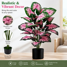 Large Artificial Palm Tree 60-82cm Fake Plant Outdoor Garden Home Office Decors