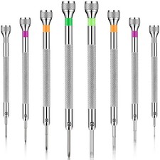 8 Pieces Precision Watch Screwdriver Set, 1.4-2.0 mm Micro Jewelers Repair Sc...