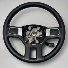 09-12 Dodge Ram 1500 2500 3500 Black Leather Steering Wheel 09-12 Dodge Ram 1500 2500 3500 Black Leather Steering Wheel