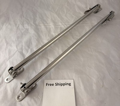 Pair 18'' Fixed Dinghy Davit Standoff Stand  Off Arm for Weaver Snap Davits Boat