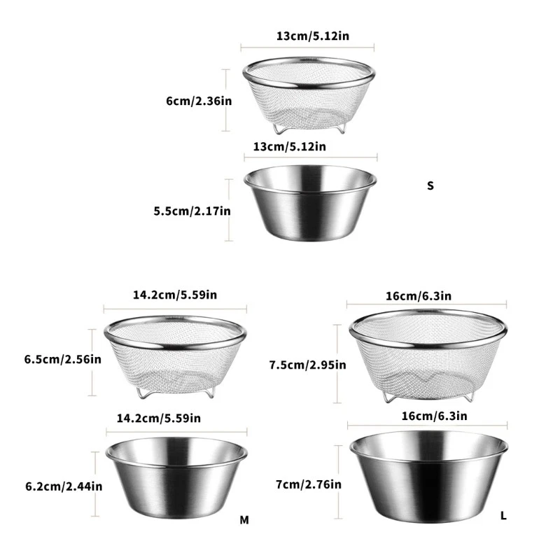 Multipurpose Kitchen Colander Bowl for Washing and Draining Freshing Ingredient