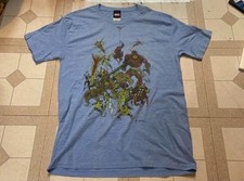 Vintage Marvel Spiderman fantastic 4 Thor iron man Y2K mad engine large t shirt