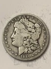 1884-S Morgan Silver Dollar LIBERTY - Intrinsic Silver FREE SHIPPING