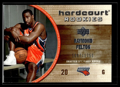#ad #ad Raymond Felton 2005 06 Upper Deck Hardcourt Card 1750 #110 $2.24