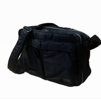 #ad Yoshida Porter Tanker 2 Layer Shoulder Bag Nylon Black Men#x27;s From Japan $127.00
