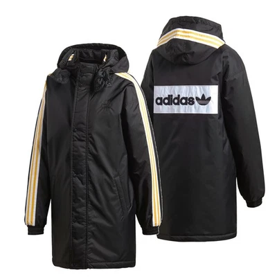adidas SST Stadium Jacke Unisex Oversized Steppmantel Retro 3-Streifen Winter 34 - Bild 1 von 4