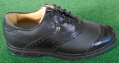 NIB Footjoy DryJoys Premiere Wilcox Spiked Golf Shoes, Black
