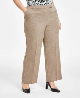 Kasper Plus Size Extended-Tab Straigh Cypress 91308792865 18W RT $89.0