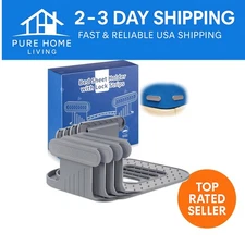 Effortless Bed Sheet Holder Clips - Tidy and Tight Installation for All Sizes