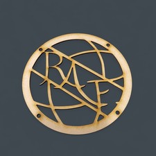 WW2 RAF STATION SPEAKER GRILLE 178mm MDF Replica