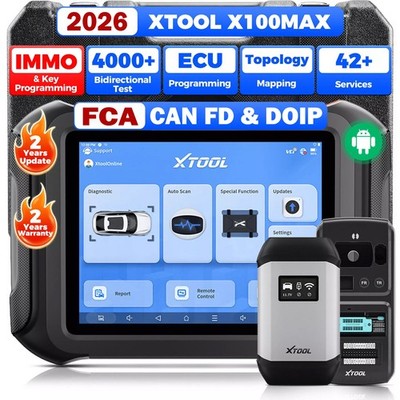 XTOOL X100MAX Profi IMMO Keey Programming OBD2 Diagnosegerät Scanner Alle System